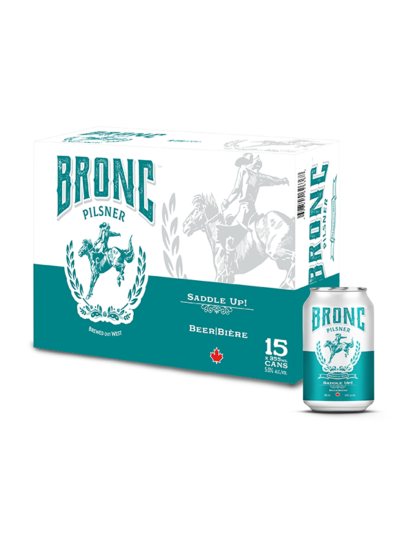 Bronc Pilsner 15x355ml Can Cls