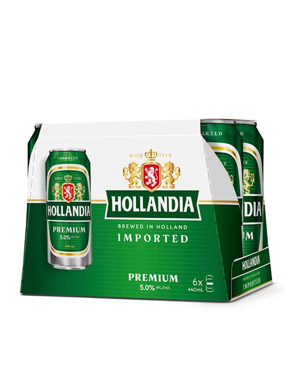 Hollandia Premium Lager 6pk