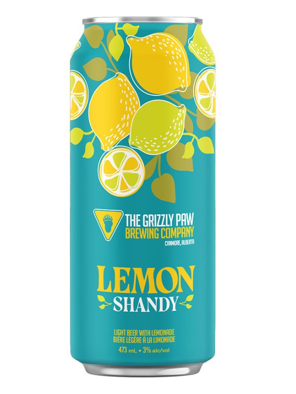 Grizzly Paw Lemon Shandy 473ml6x4pk Cls