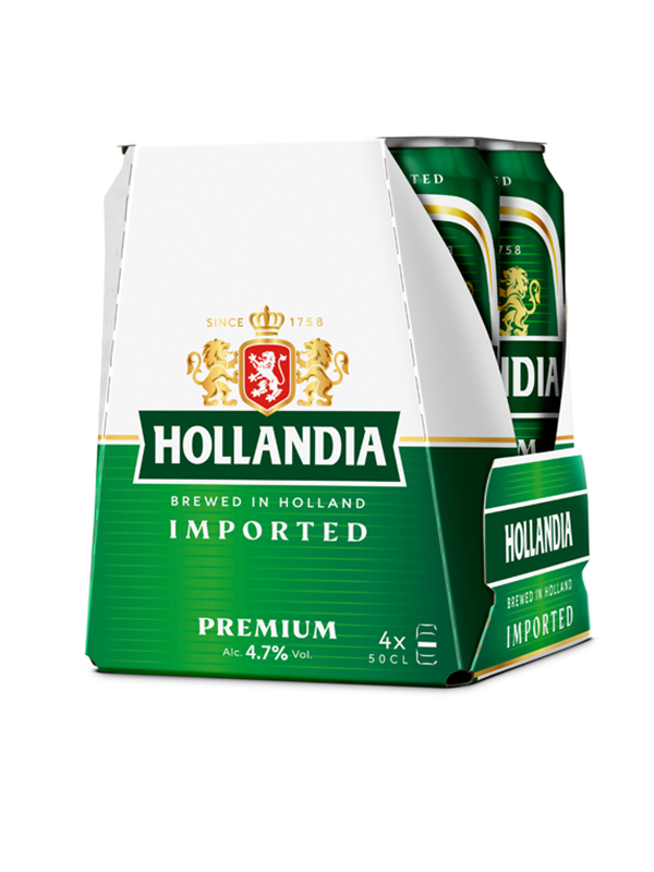 Hollandia Lager 4pk Can